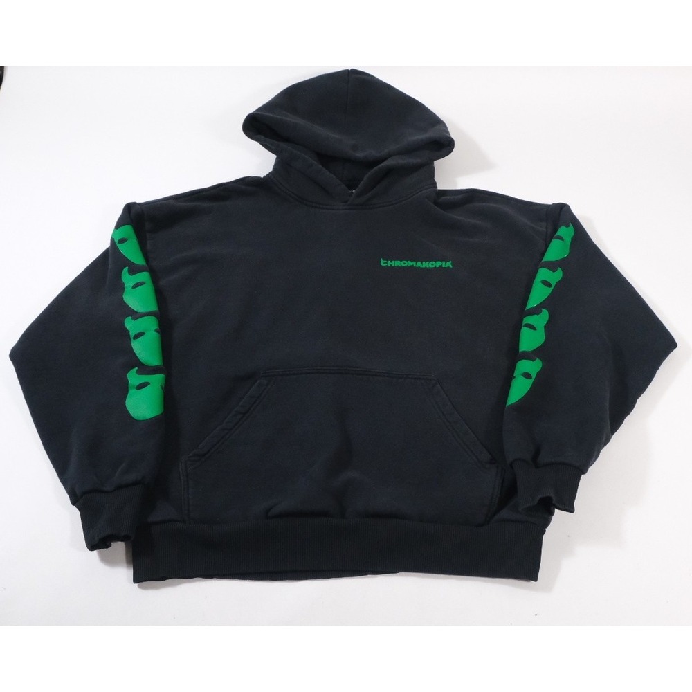 Tyler The Creator Chromakopia World Tour 2025 Hoodie Black Green Mens Small